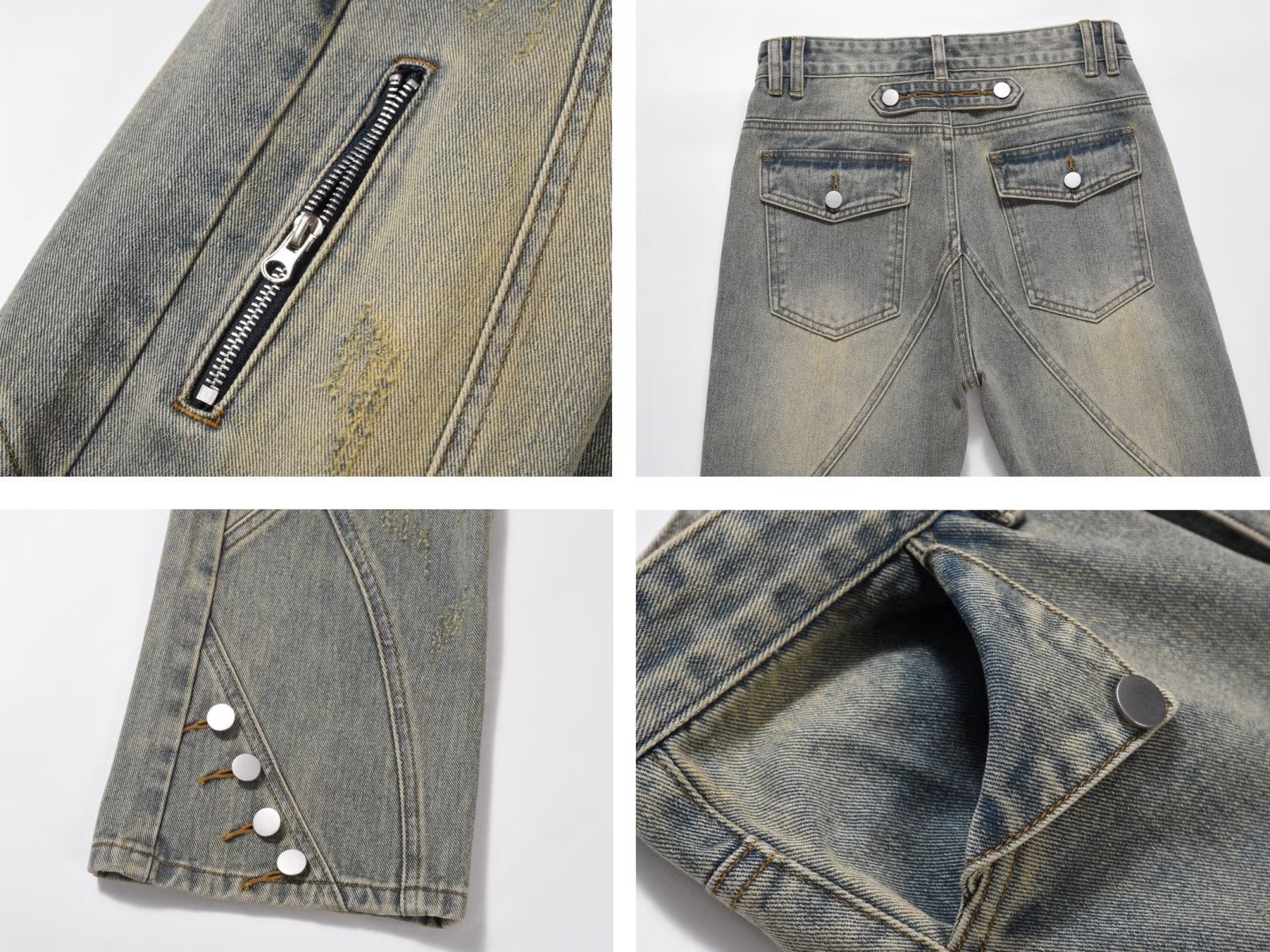 Men's Summer Versatile Simple Harajuku Jeans - Image 5