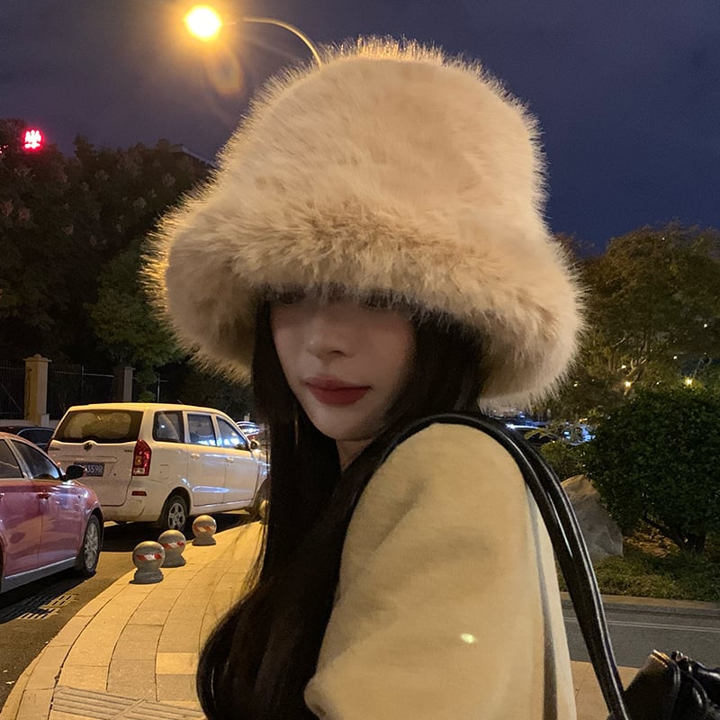 Warm Ear Protection Mink Hat - Image 4