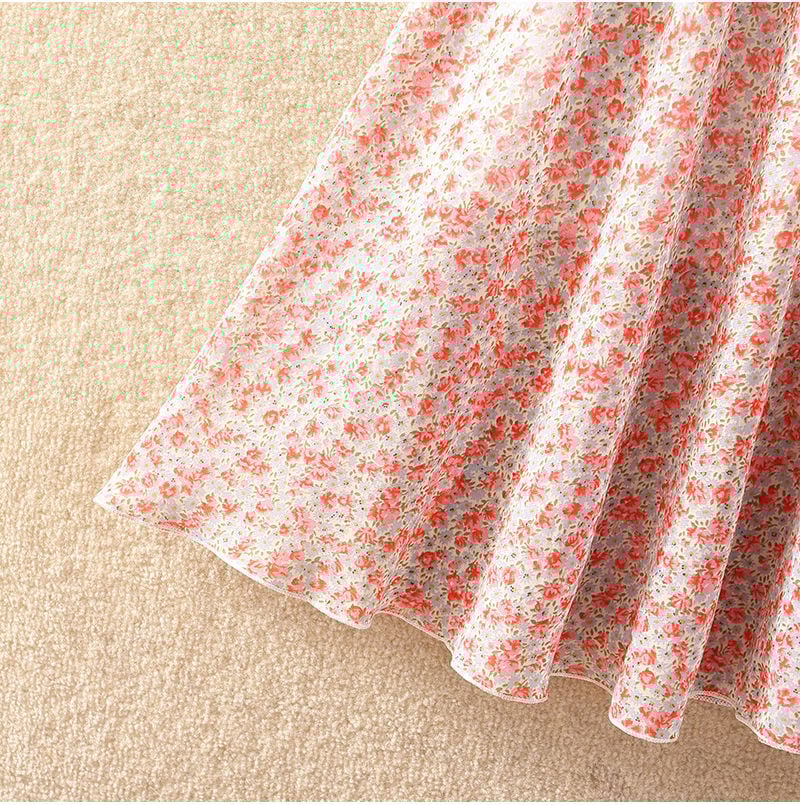Summer Ladies Look Thin All-Match Printed Chiffon Skirt