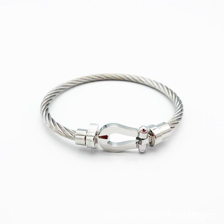 Magnetic Buckle Stainless Steel Wire Bracelet 2