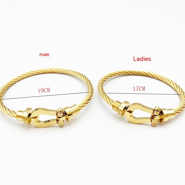 Magnetic Buckle Stainless Steel Wire Bracelet 5