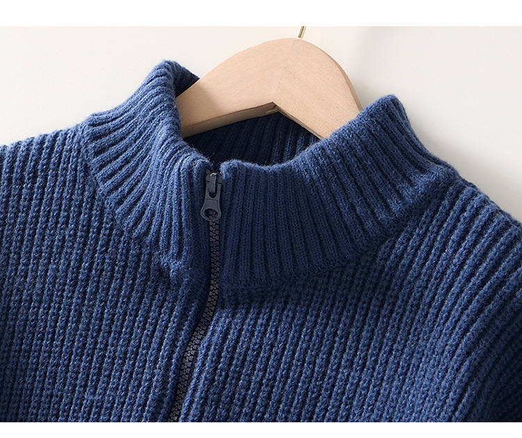 Men's Stand Collar Cardigan - Lifestyle Image 3