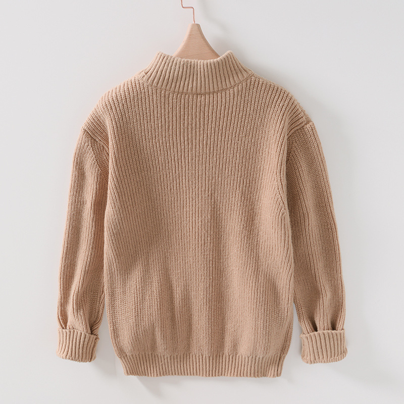 Men's Stand Collar Cardigan - Lifestyle Image 1
