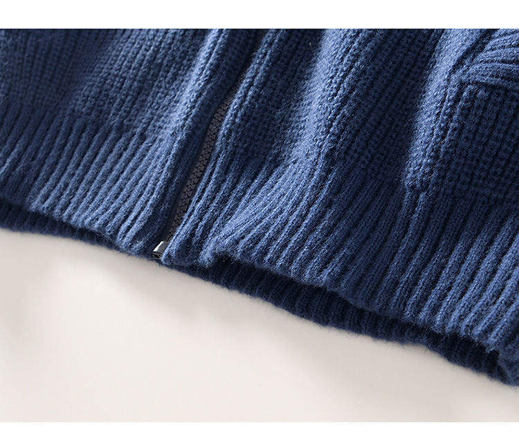 Men's Stand Collar Cardigan - Lifestyle Image 6