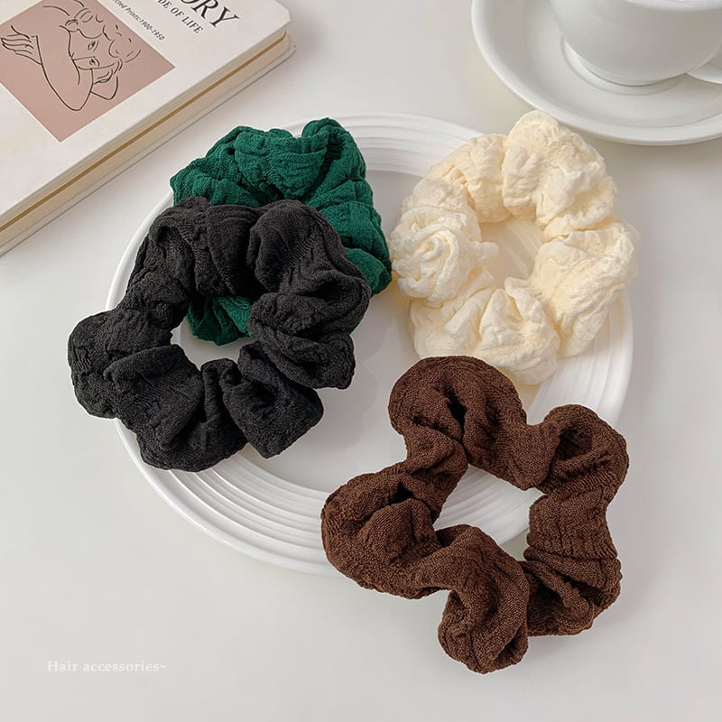 Bun Hair Band Beige