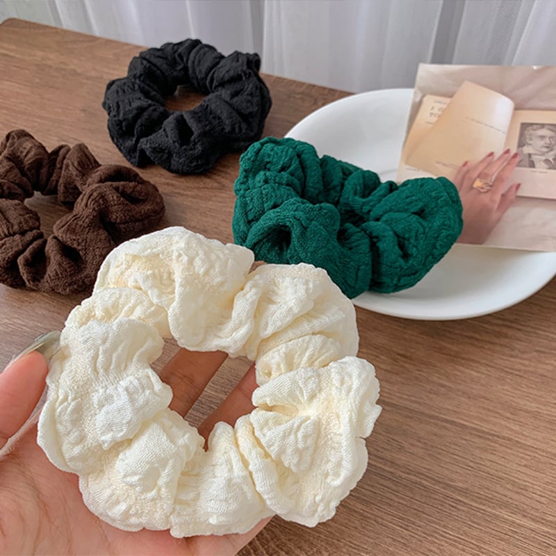 Bun Hair Band Dark Green
