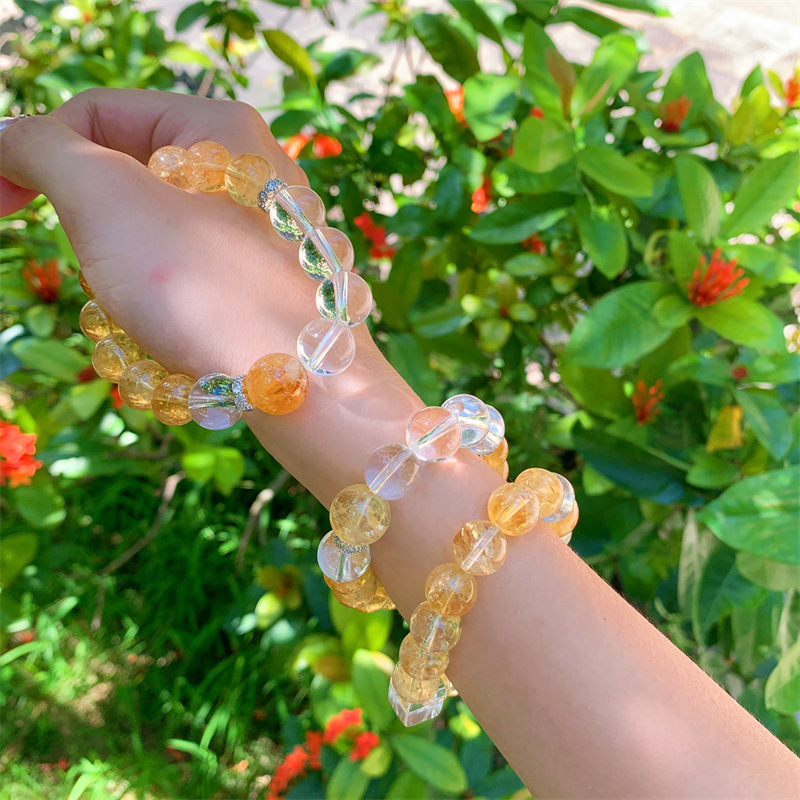 Citrine Cube Sugar Bracelet 4