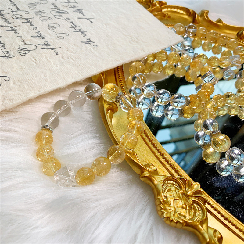 Citrine Cube Sugar Bracelet 2