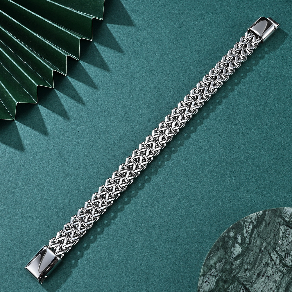 Men's Simple Titanium Steel Bracelet