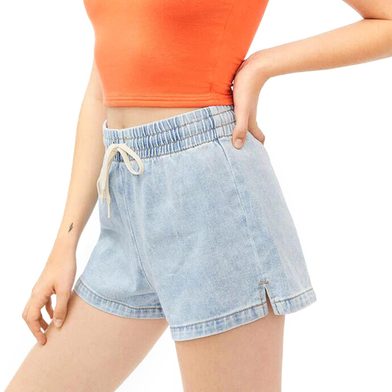 Denim Shorts Image 4