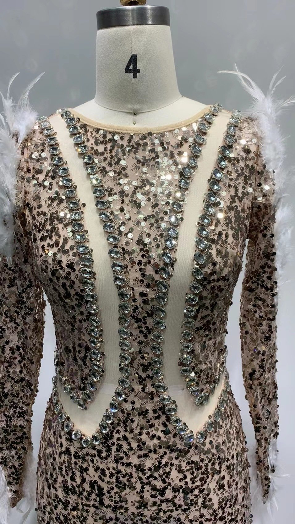 Sequins Sheath Dress Image 3