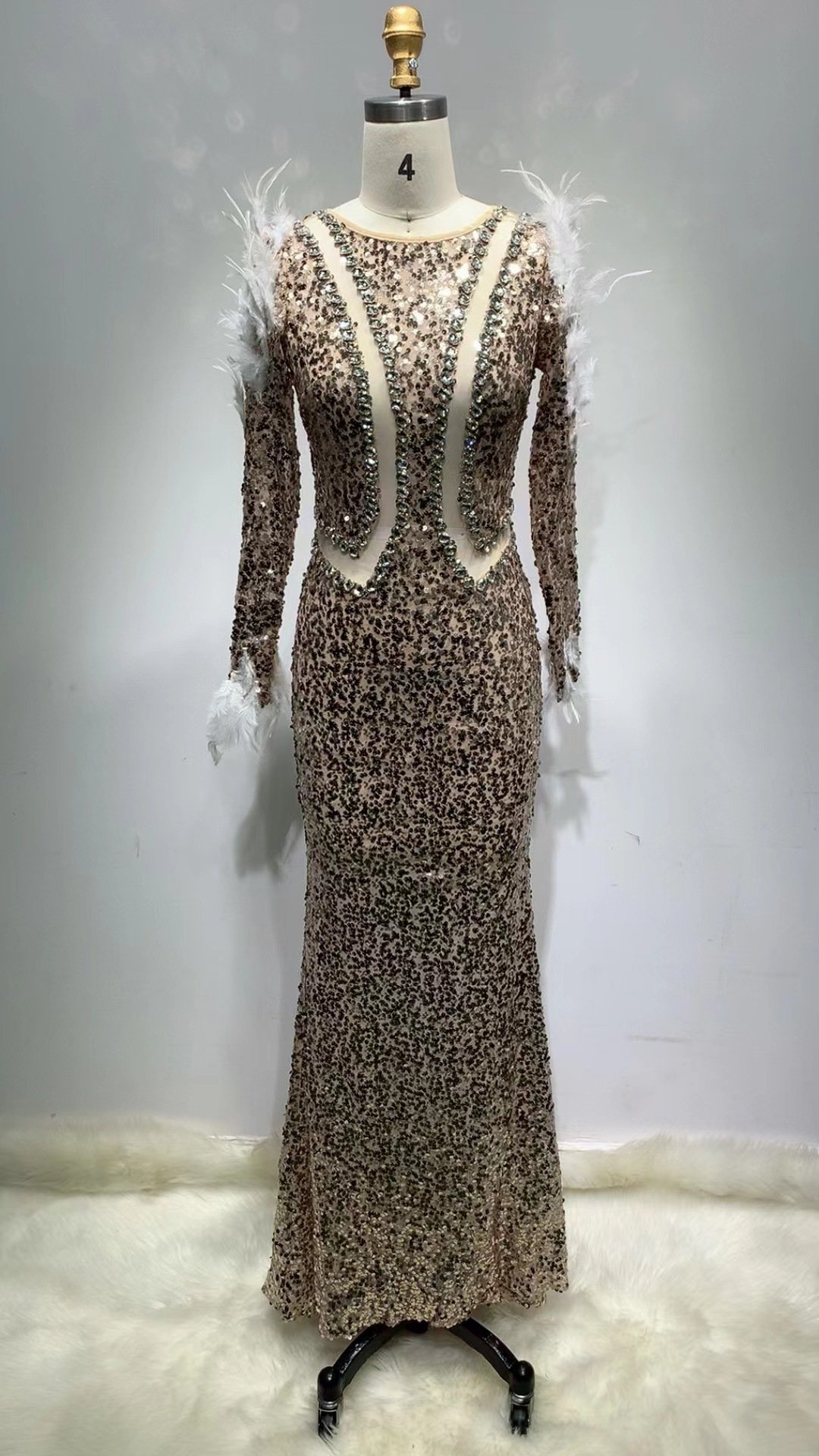 Sequins Sheath Dress Image 2