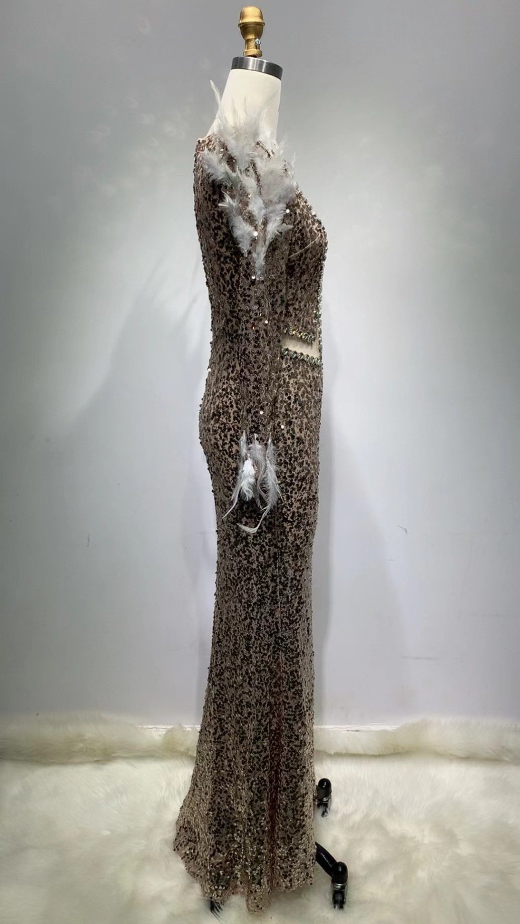 Sequins Sheath Dress Image 7
