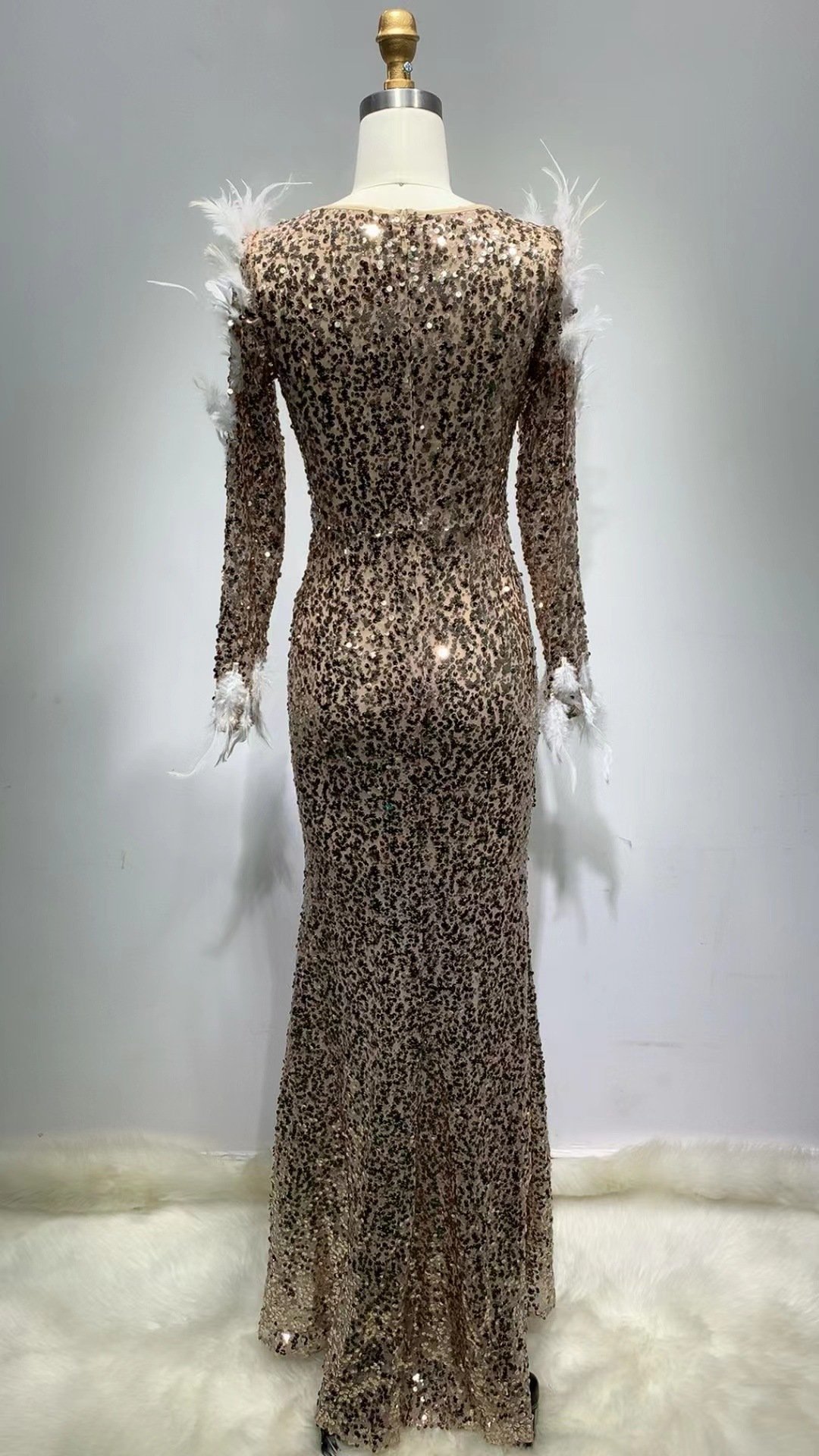 Sequins Sheath Dress Image 4