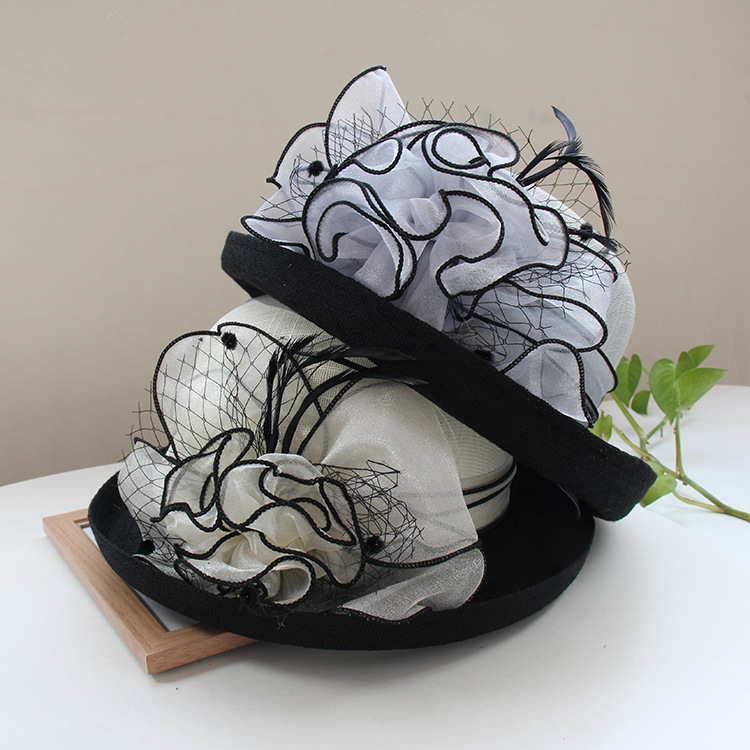 Top Hat Curling Sun Hat Image 2