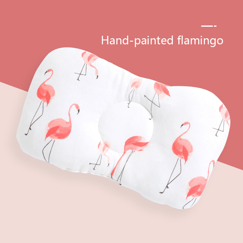 Green leaf fox pillow