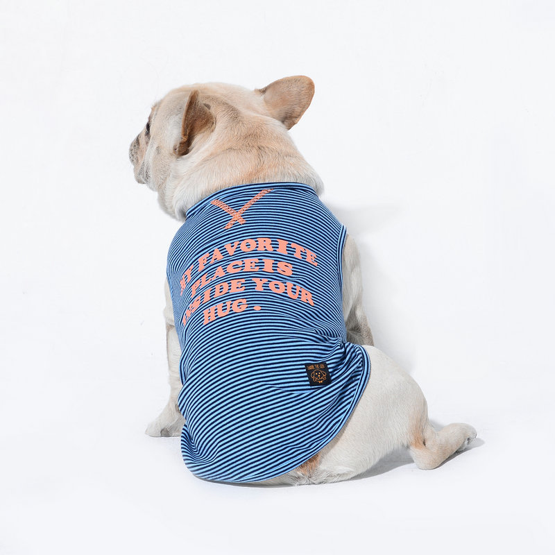 Casual Cartoon Short-Sleeved Vest for pets