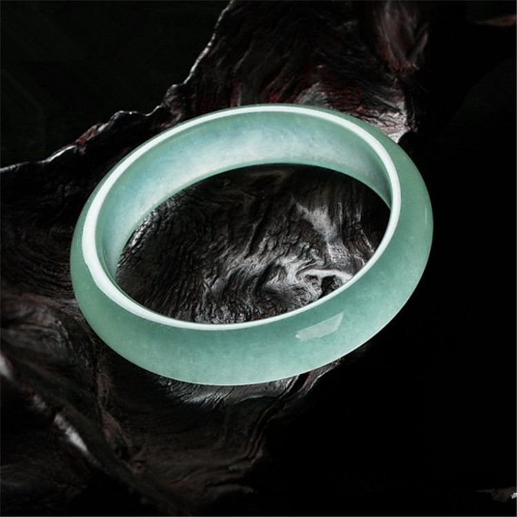 Ice-like Light Green Jade Bracelet Image 3