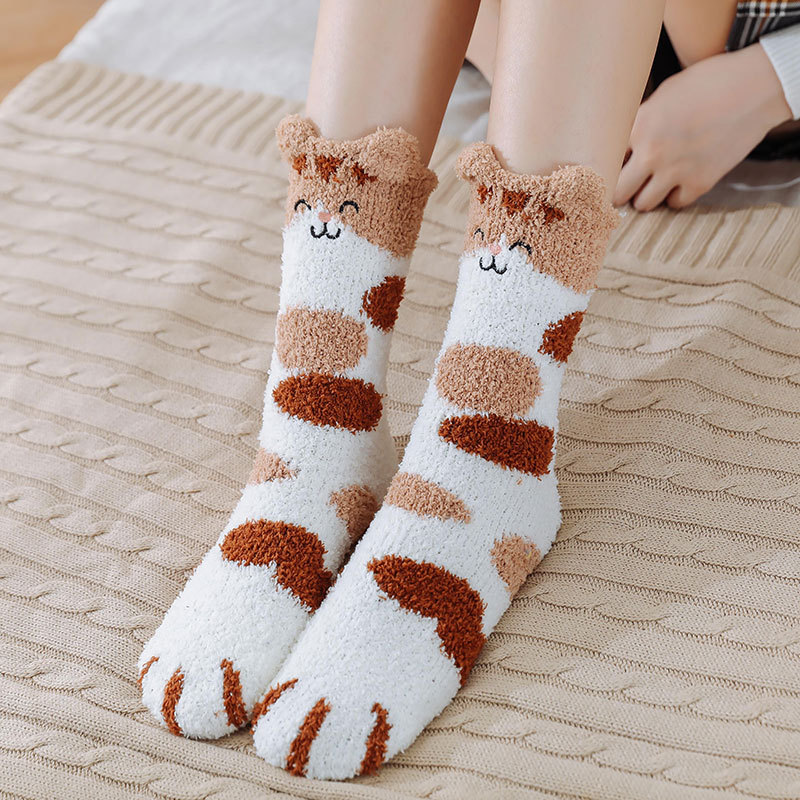 Coral Fleece Sock 1