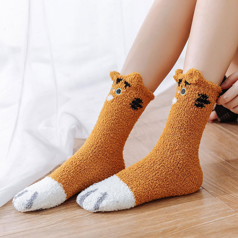 Coral Fleece Sock 2