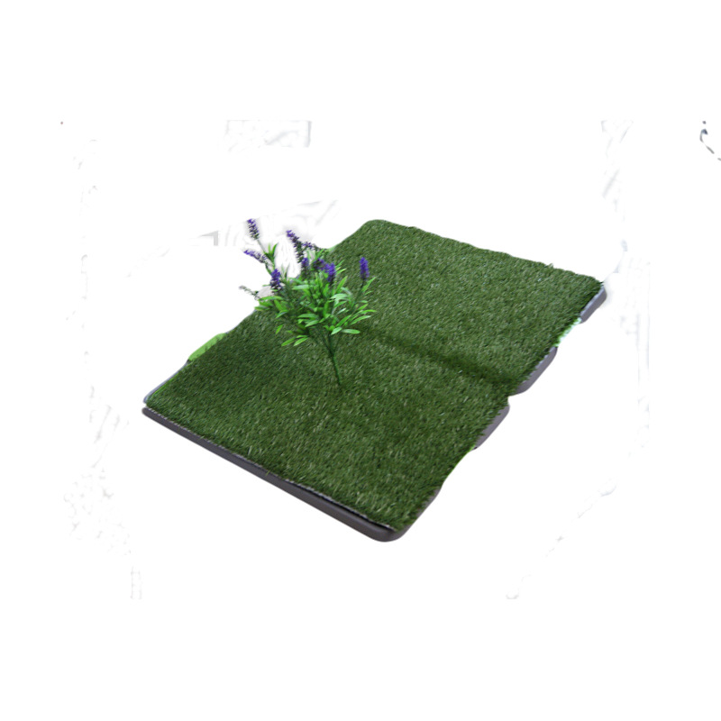Pet toilet with turf