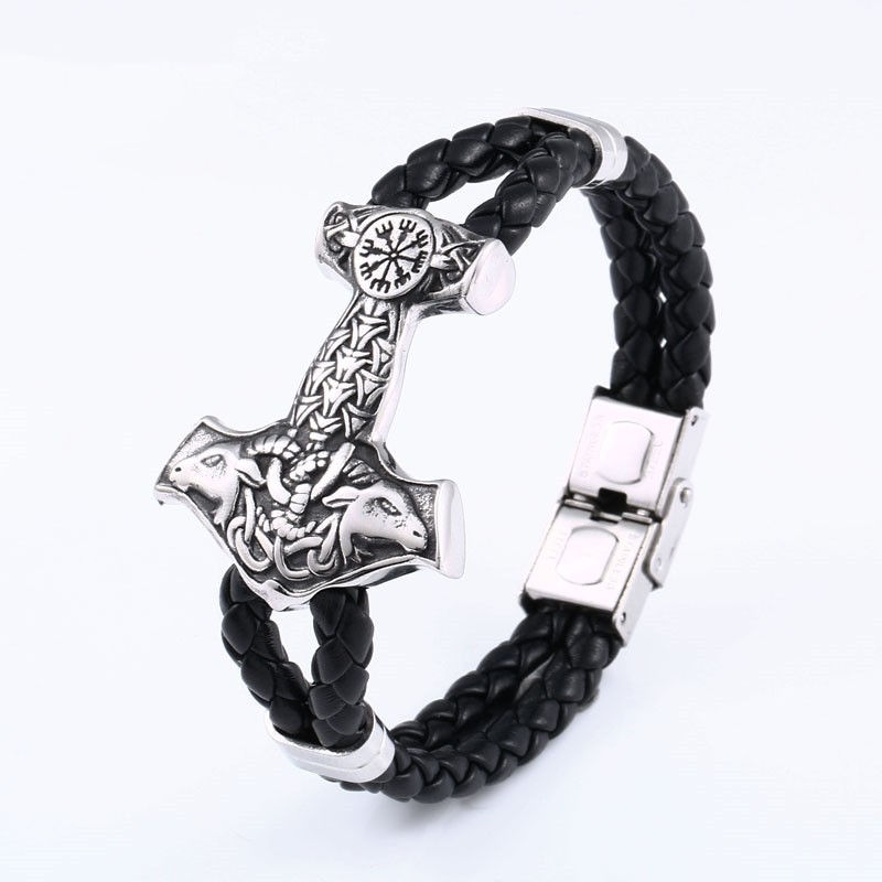 Viking Titanium Steel Bracelet Image 1