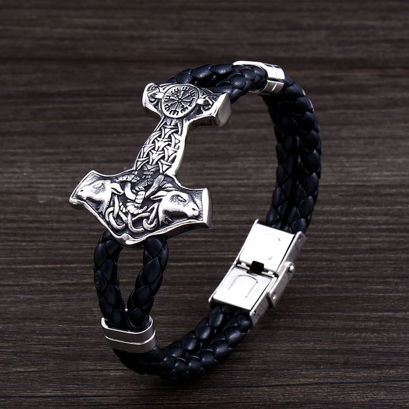 Viking Titanium Steel Bracelet Image 2