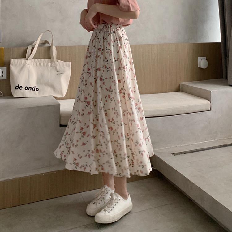 Chiffon Floral Skirt Image 2
