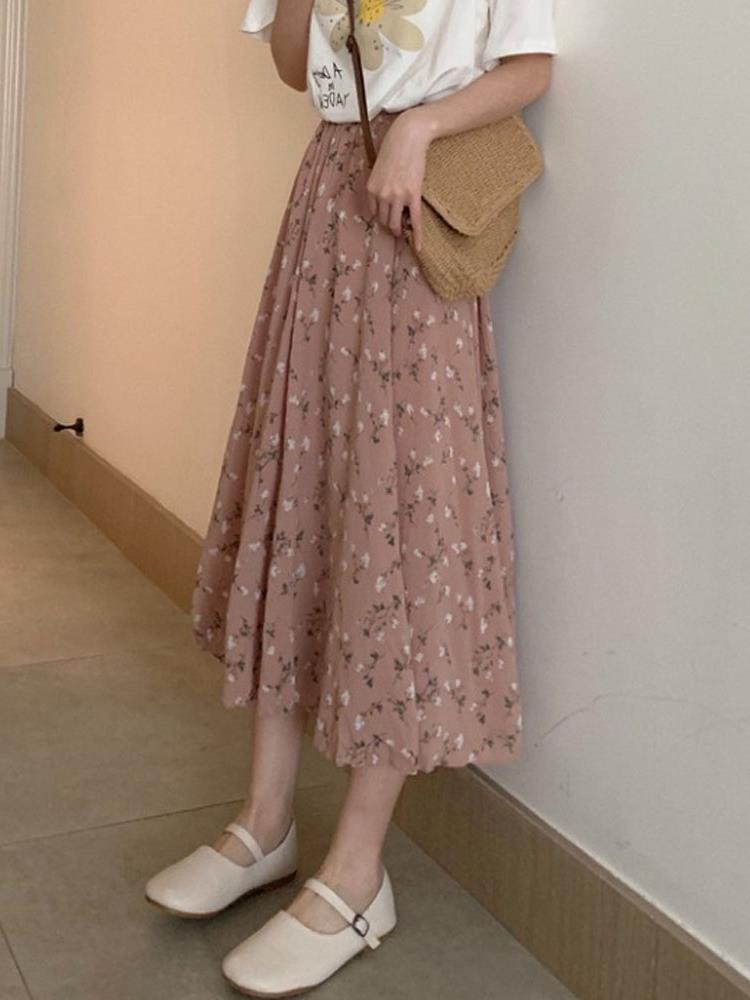 Chiffon Floral Skirt Image 3