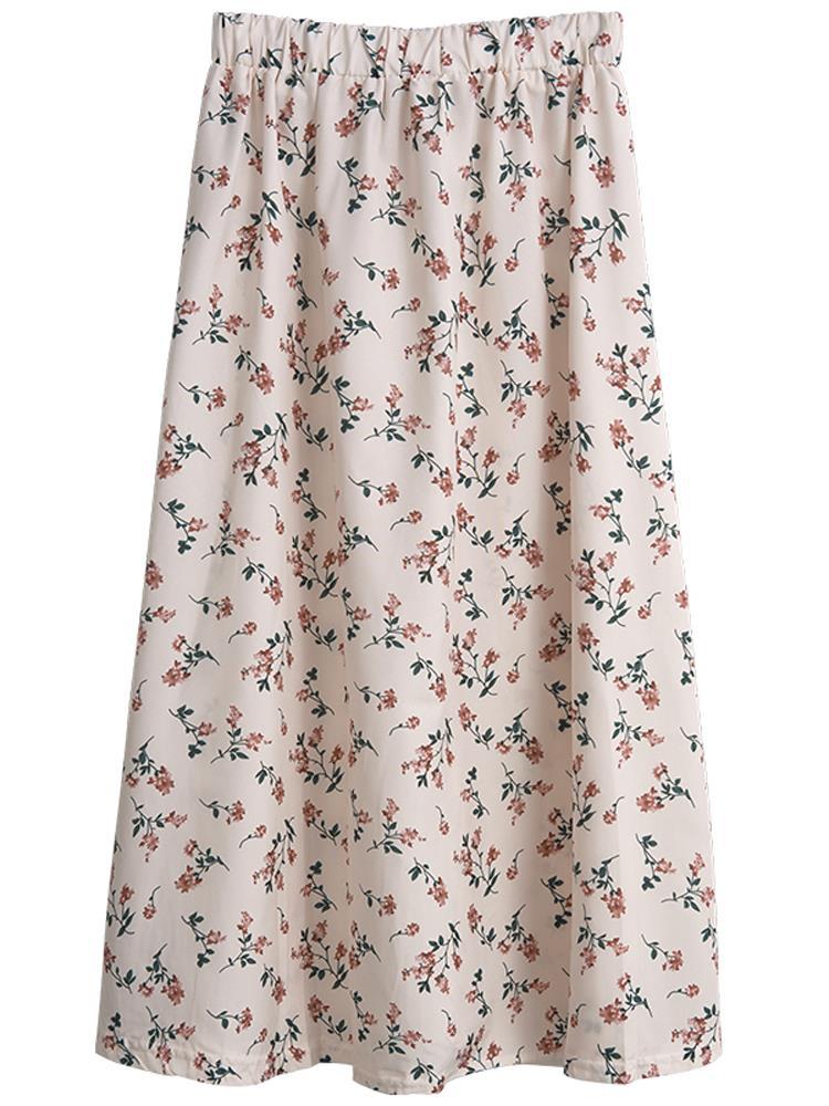 Chiffon Floral Skirt Image 5