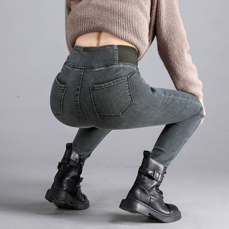 Stylish High Waist Jeans
