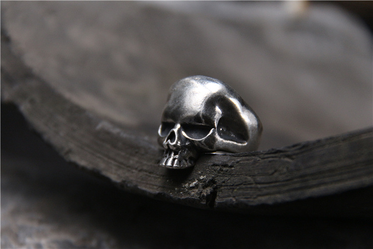 Silver Skull Ring Image 2