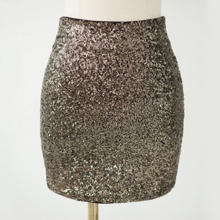 Stylish Sequins Skirt