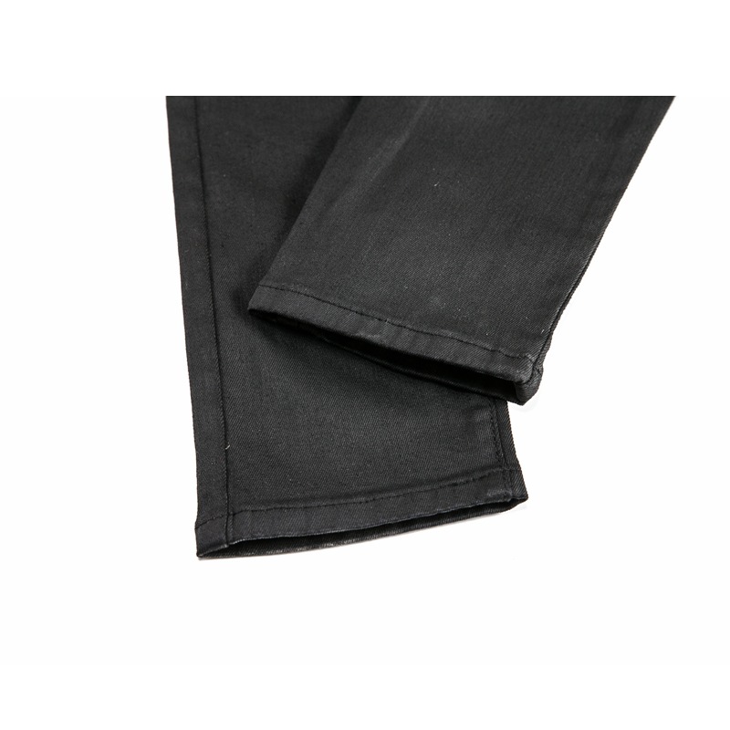 Retro Stereo Straight Wax Pants - Image 2