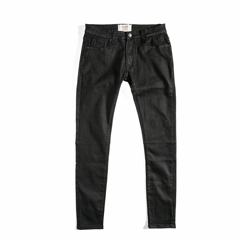 Retro Stereo Straight Wax Pants - Image 5