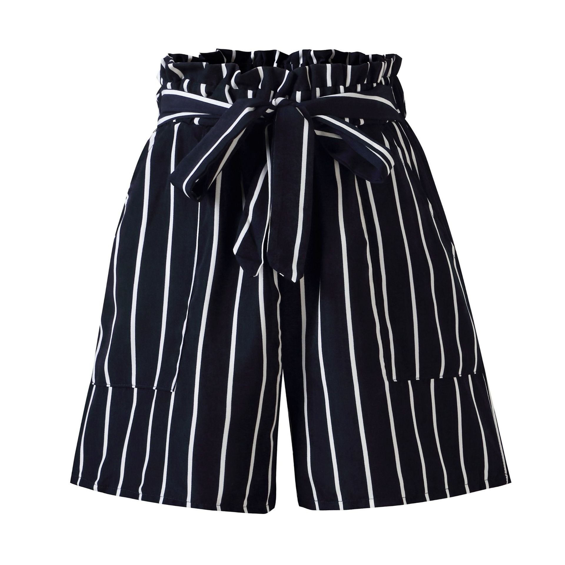Fashion Striped Shorts Side View