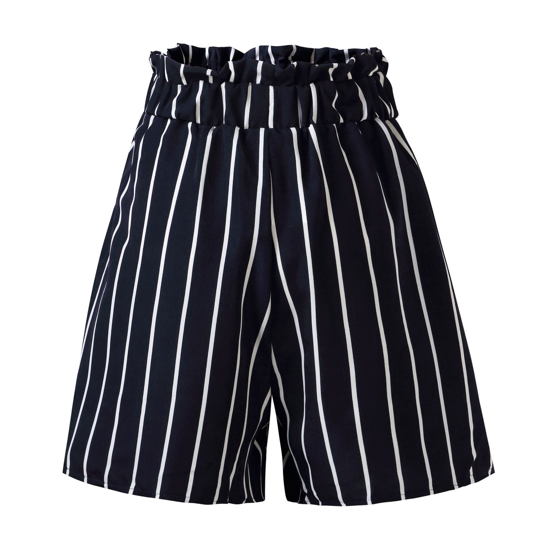 Fashion Striped Shorts Casual Look