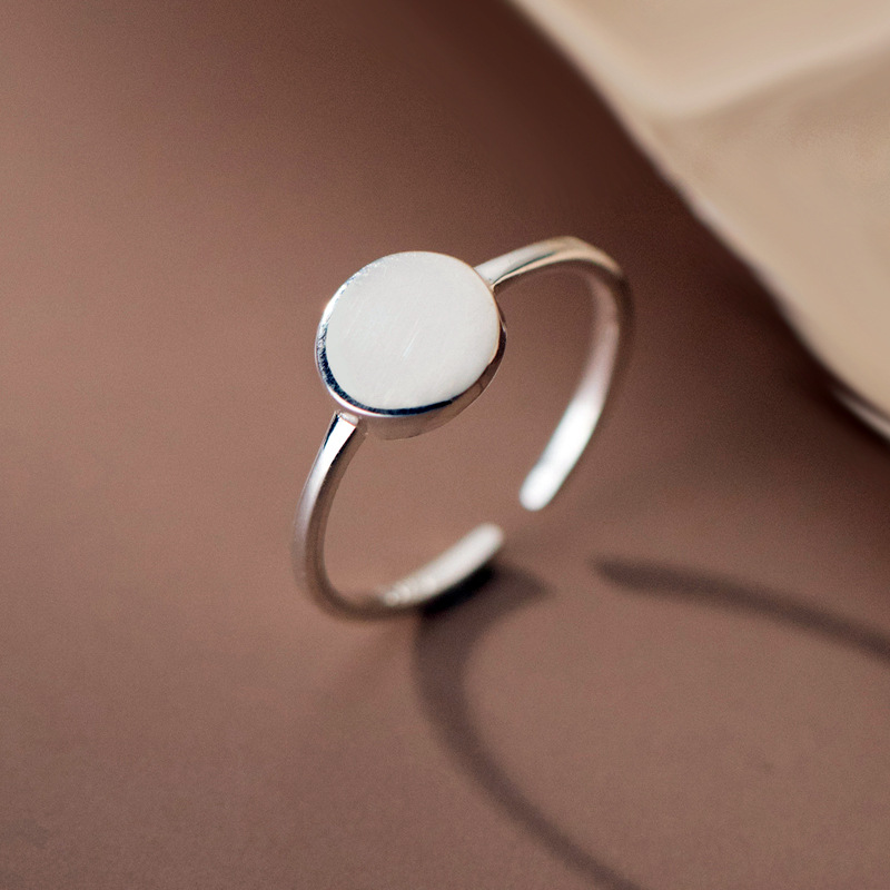 Simple Glossy Round Ring 3