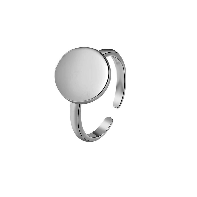 Simple Glossy Round Ring 1
