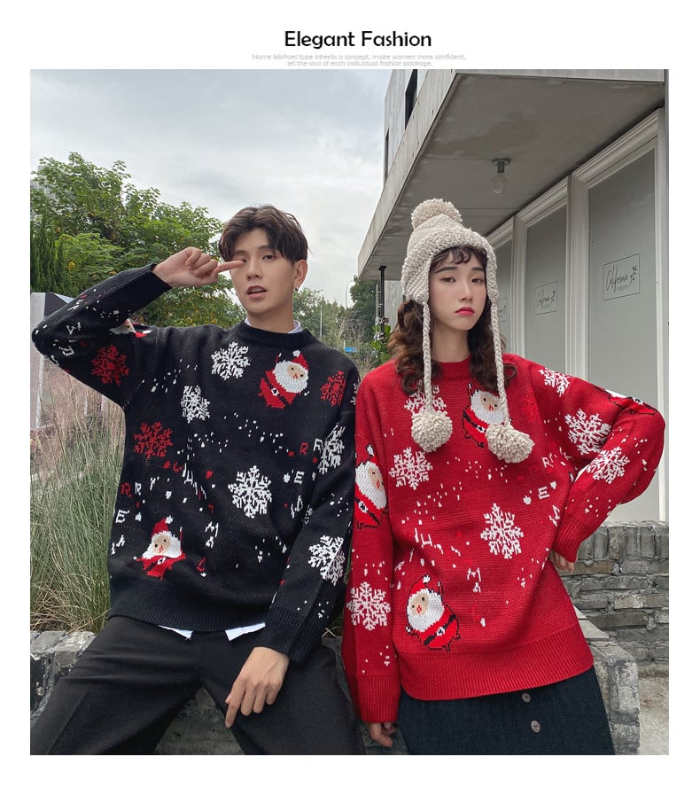 Couple Outfit Santa Claus Sweater 3