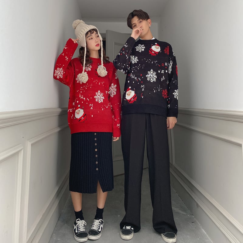 Couple Outfit Santa Claus Sweater 16