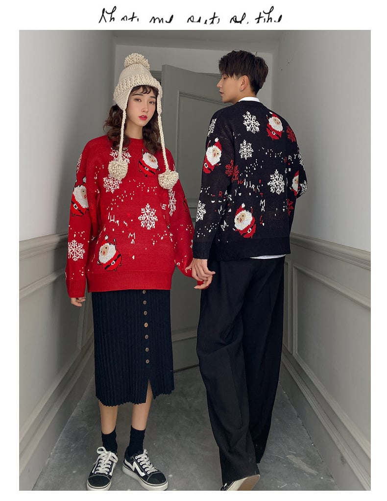 Couple Outfit Santa Claus Sweater 1