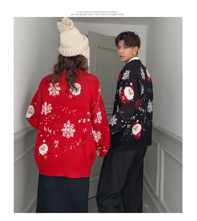 Couple Outfit Santa Claus Sweater 11