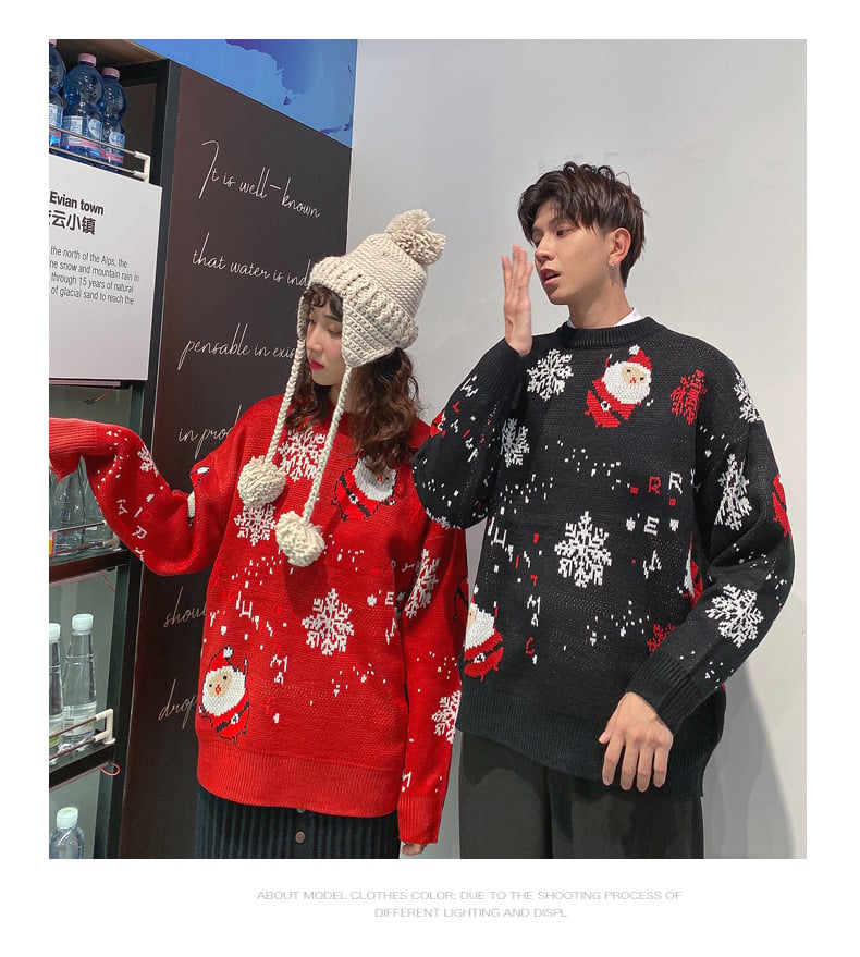 Couple Outfit Santa Claus Sweater 2