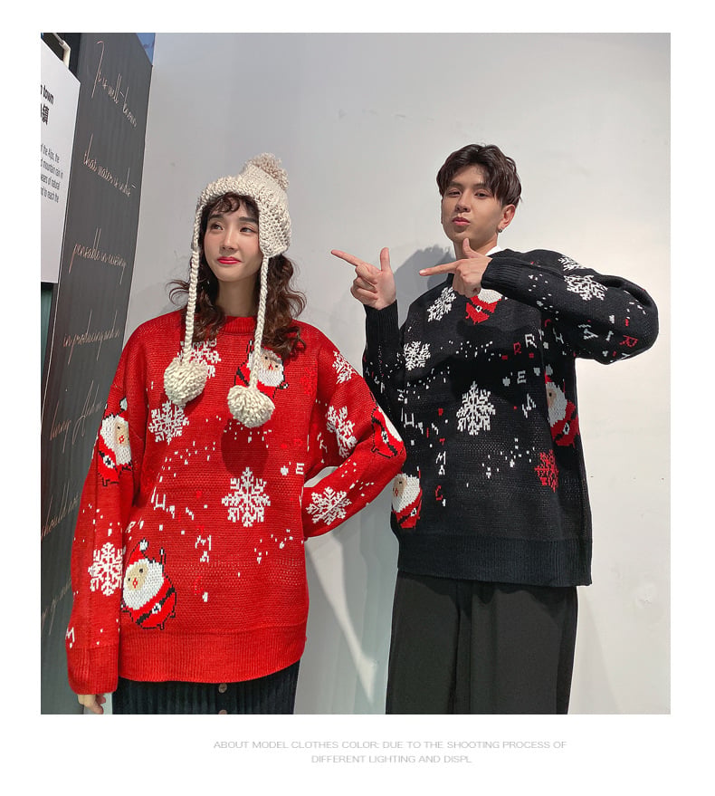 Couple Outfit Santa Claus Sweater 9