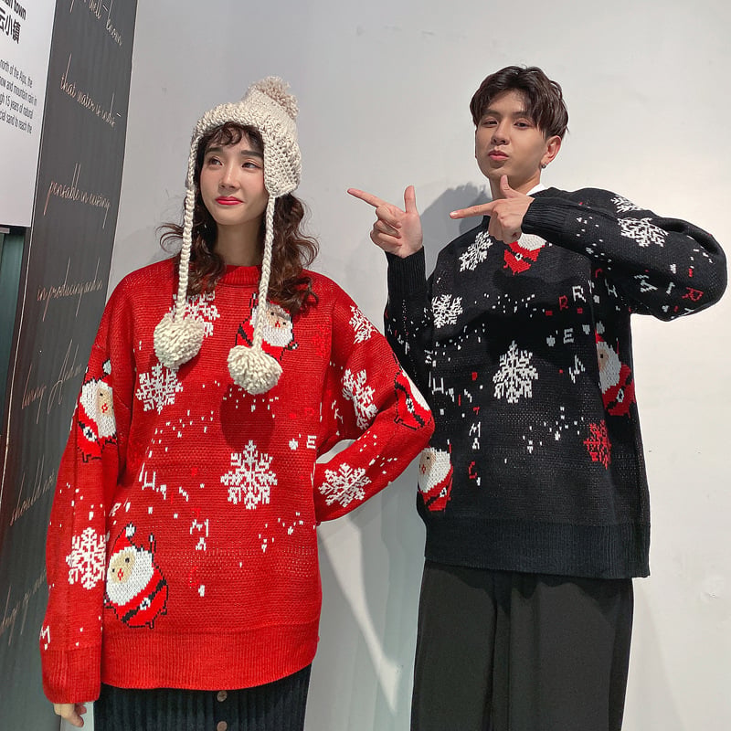 Couple Outfit Santa Claus Sweater 15