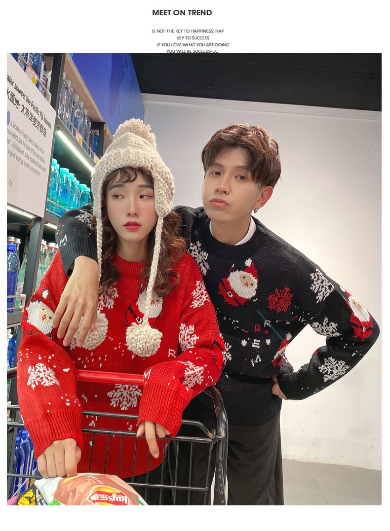 Couple Outfit Santa Claus Sweater 4