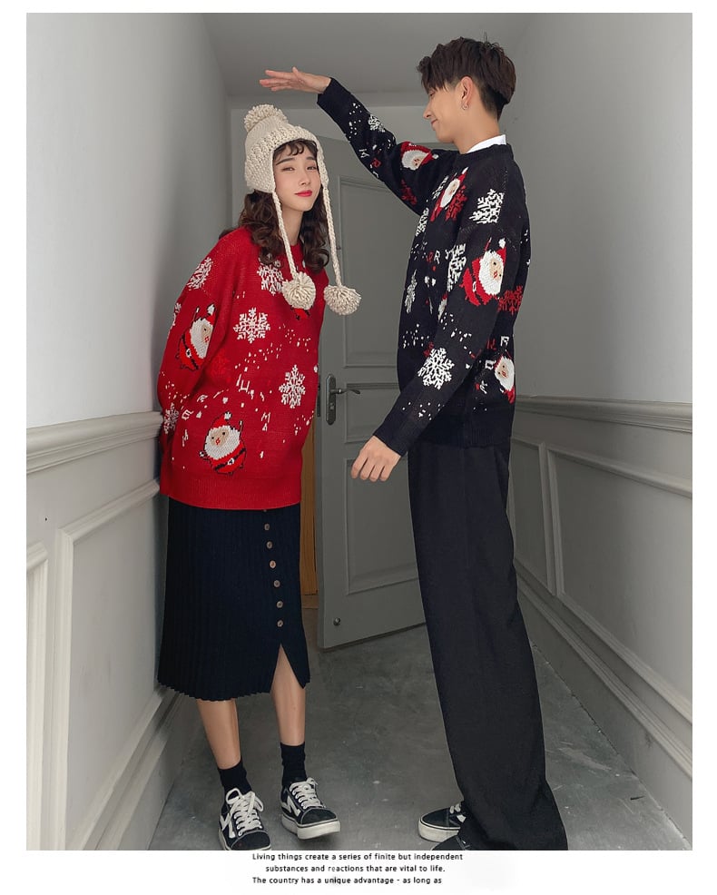 Couple Outfit Santa Claus Sweater 8