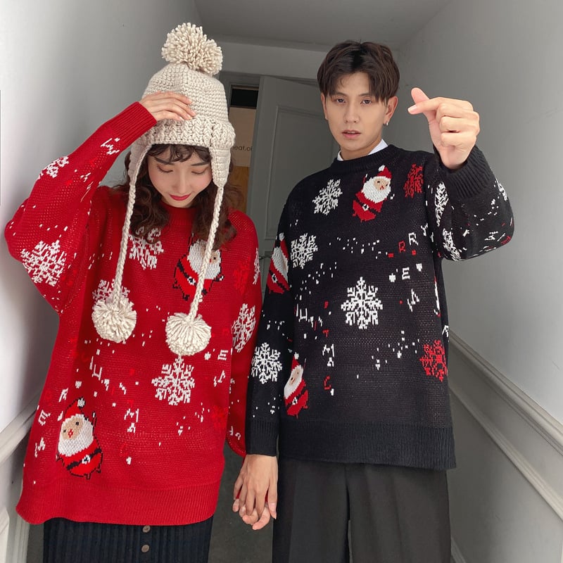 Couple Outfit Santa Claus Sweater 17