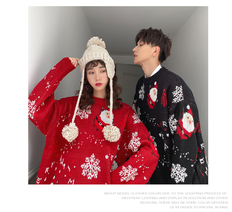 Couple Outfit Santa Claus Sweater 13